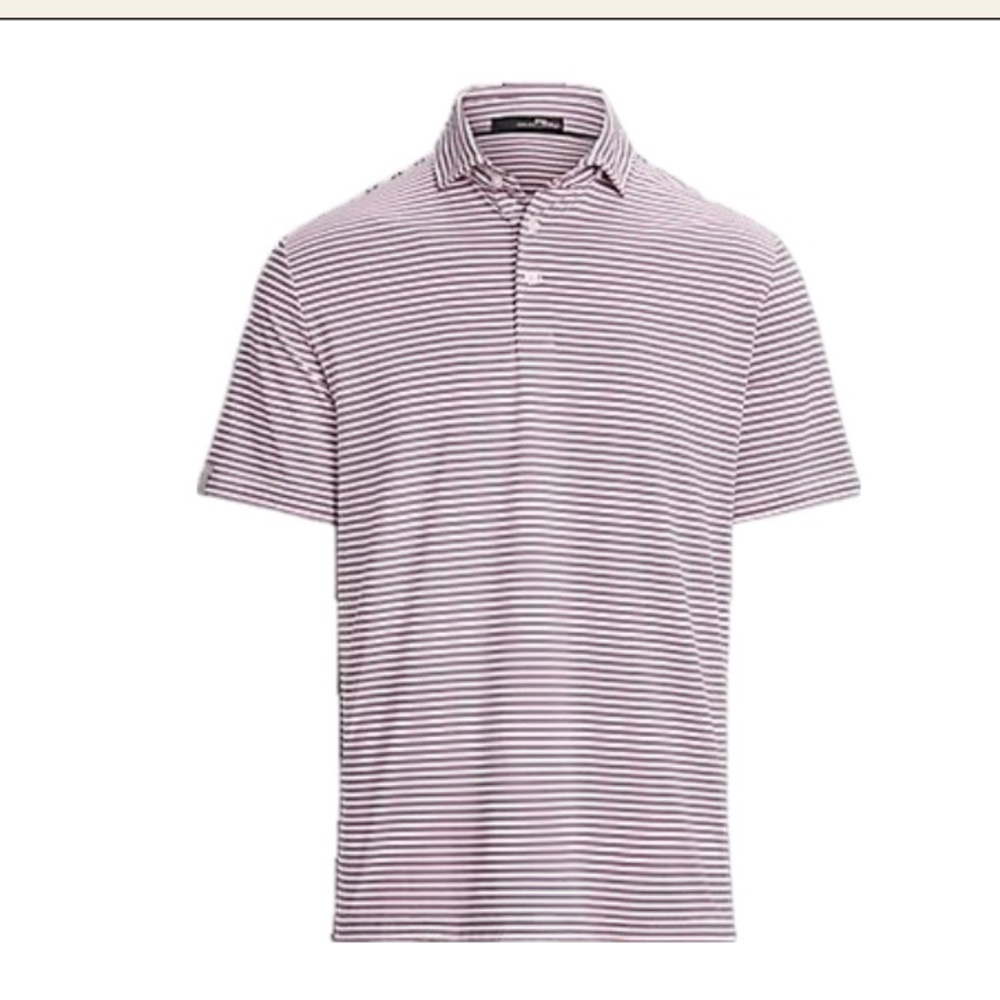 RLX Ralph Lauren Men's Polo Shirt - Purple Stripes